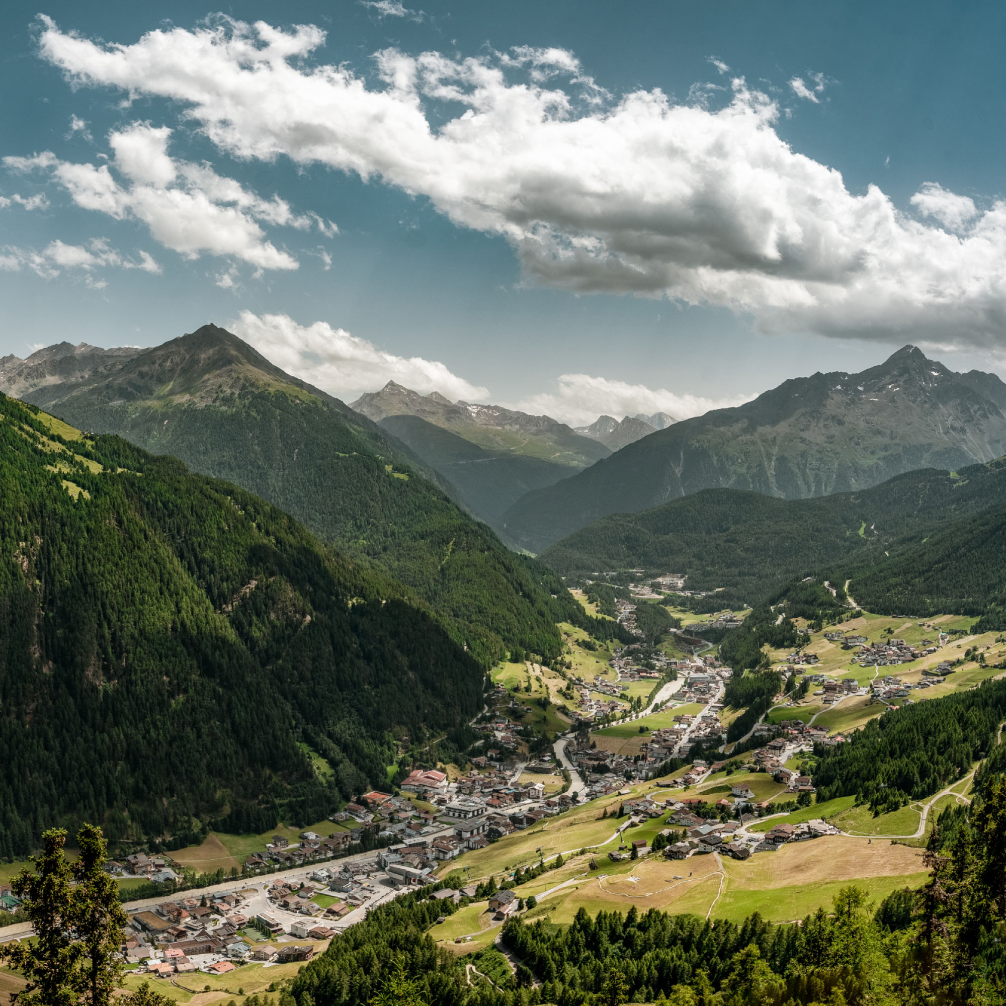 Sölden im Sommer